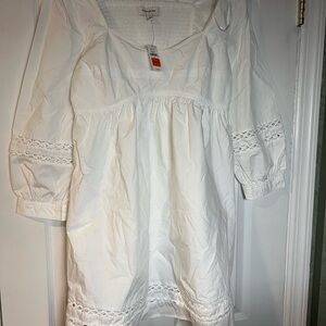 Banana Republic White Midi Dress